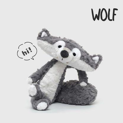 Running Plush Forest Friends - Fox, Monkey & More Animal Plush Dolls running plush toy with moving legs