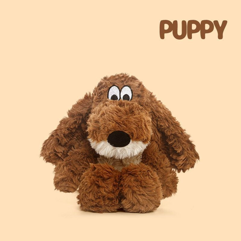 Running Plush Fluffy Puppy plush doll