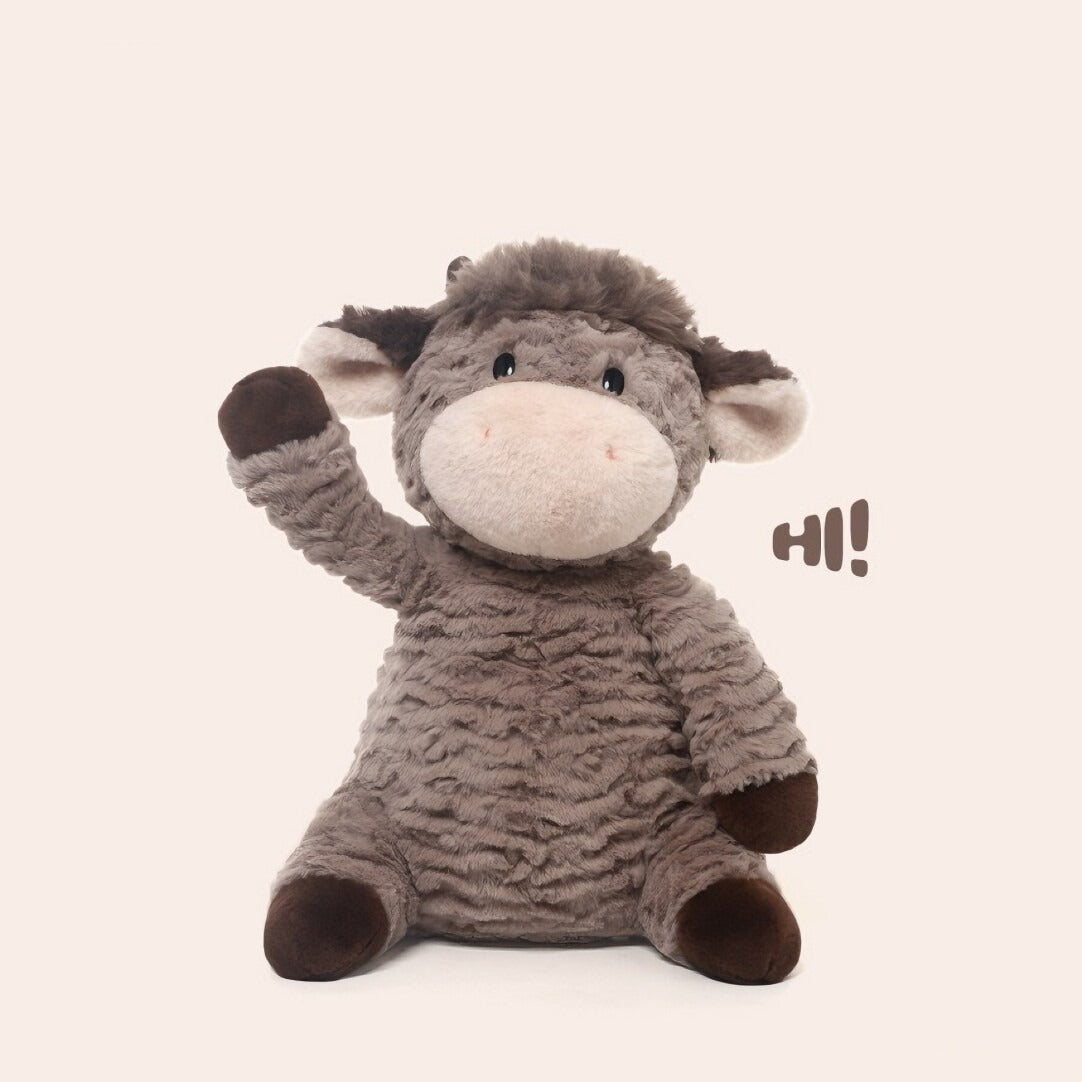 Running Plush Sol Highland Cow plush doll product image 2