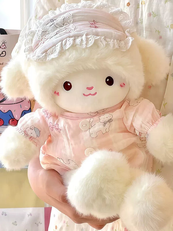 Running Plush pajama lamb plush doll