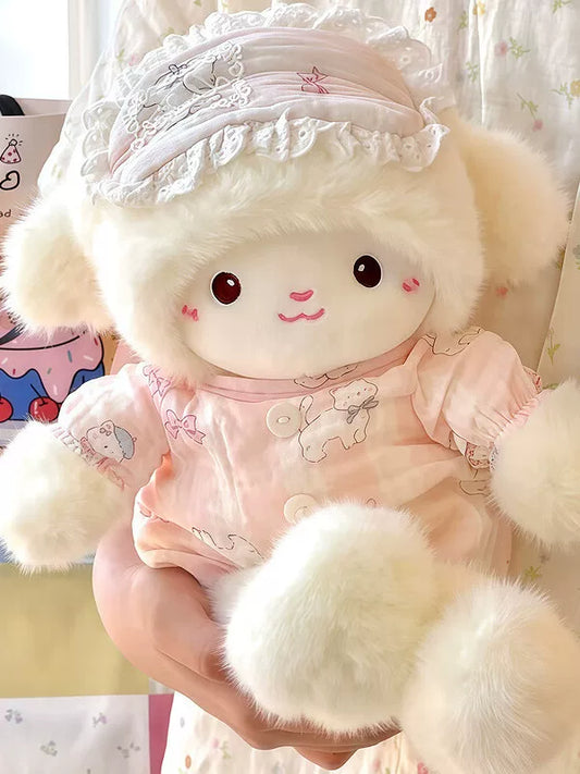 Running Plush pajama lamb plush doll