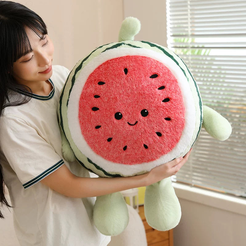 Running Plush watermelon plush pillow product image 2