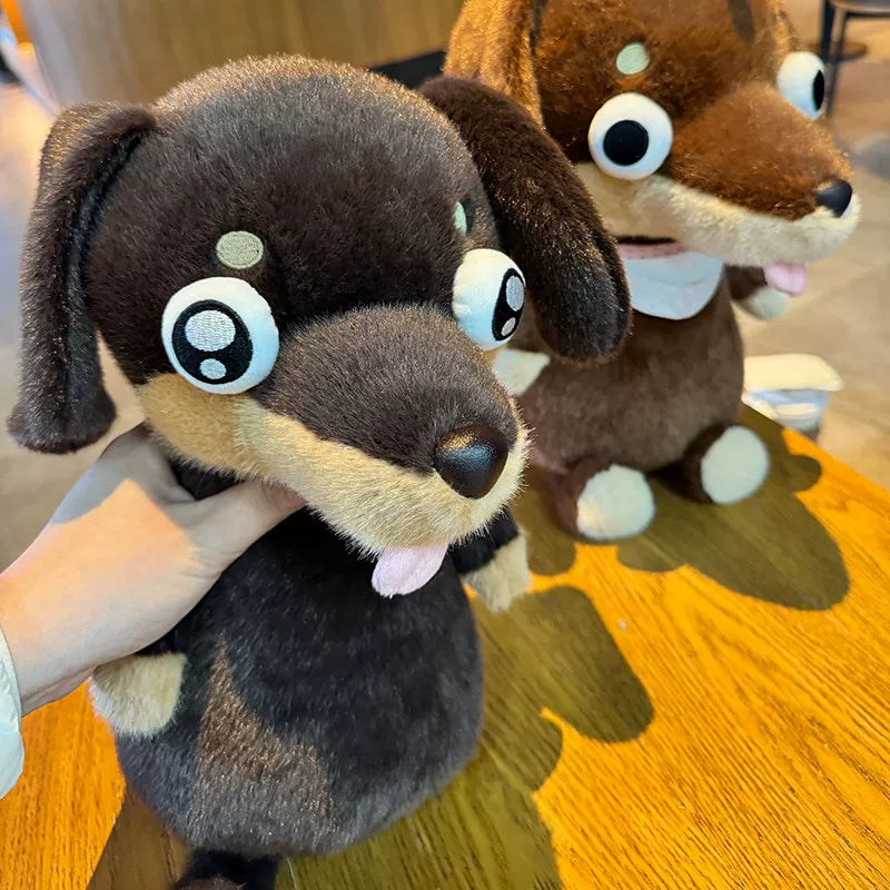 Running Plush dachshund dog plush dolls product image 4