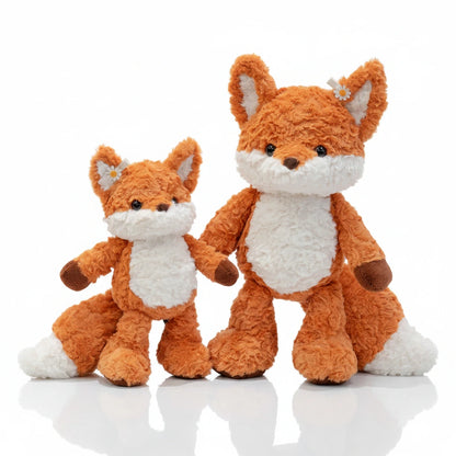 Running Plush fox plush doll