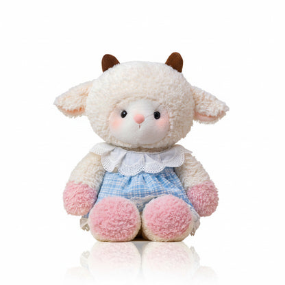 Running Plush lamb cat and bunny plush dolls