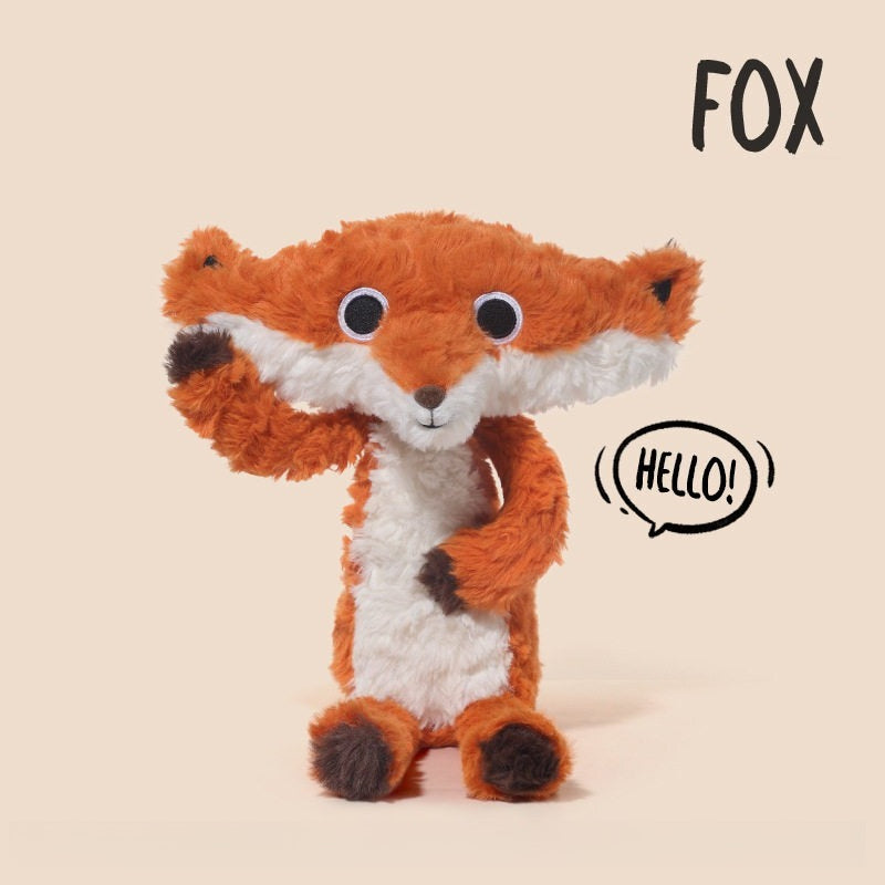 Running Plush Forest Friends - Fox, Monkey & More Animal Plush Dolls running plush toy with moving legs