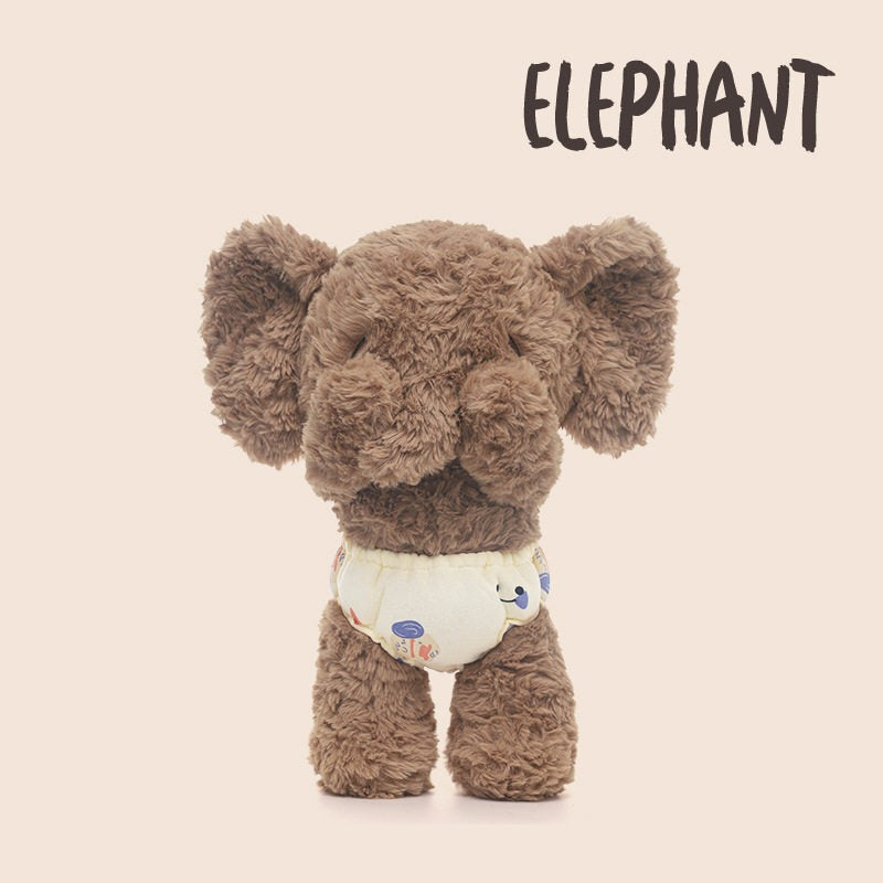 Running Plush shy animal plush dolls