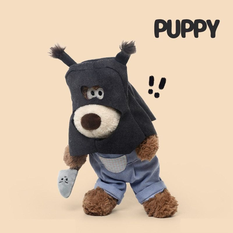 Running Plush Bandit Puppy plush doll