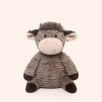 Running Plush Sol Highland Cow plush doll